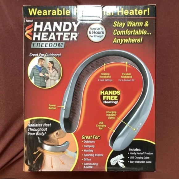 As Seen On TV Handy Heater Freedom wearable personal heater New in box - Picture 2 of 5